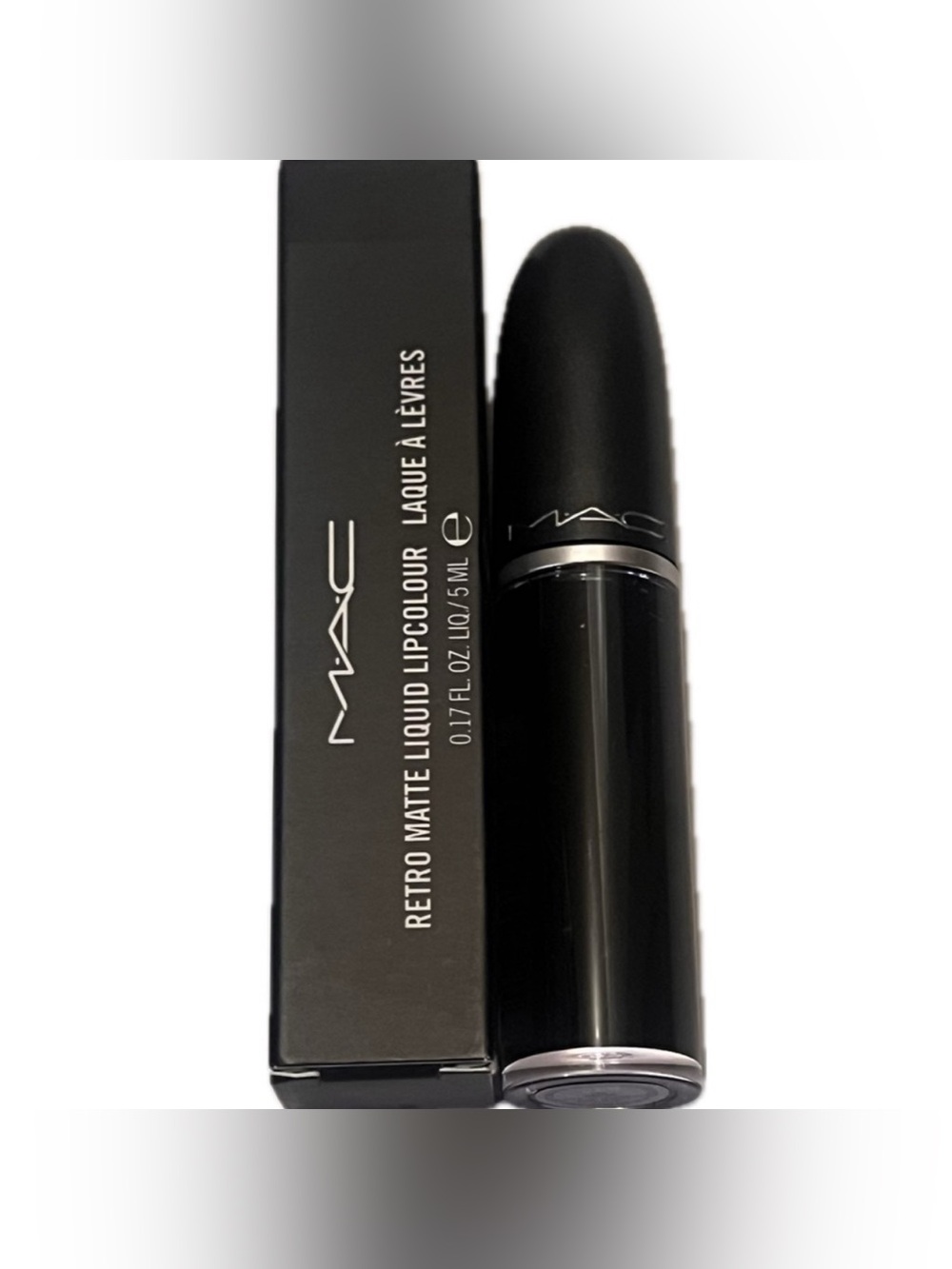 MAC Retro Matte Liquid Lipcolour - Black Packaging